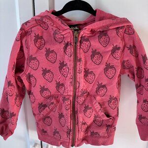 2T Strawberry Hoodie from Tea Collection
